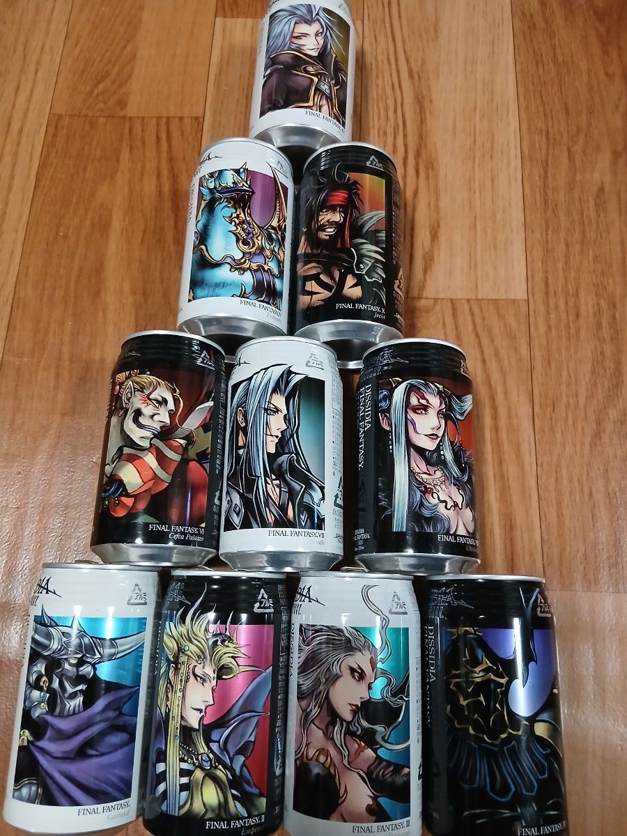 ファイナルファンタジー&ディシディアFFポーション空き缶 31缶セット