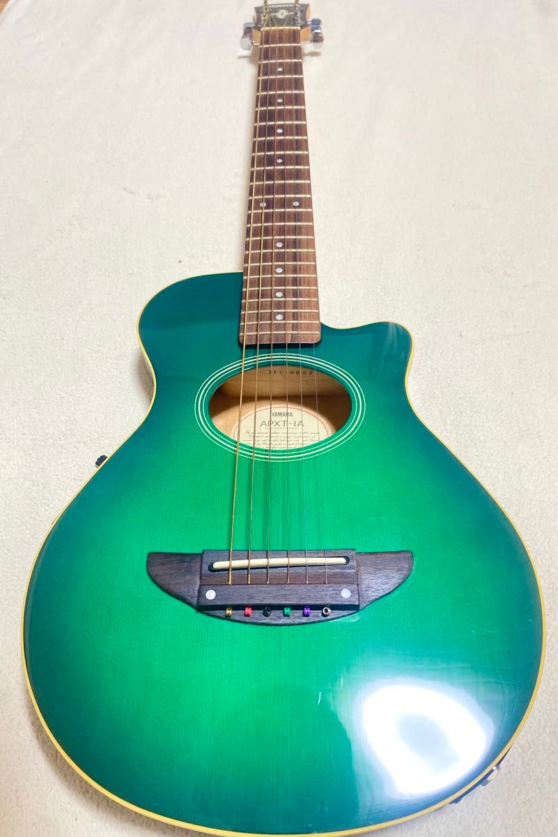 ヤマハ APXT-1A ミニ エレアコ トラベルギター サンバースト グリーン