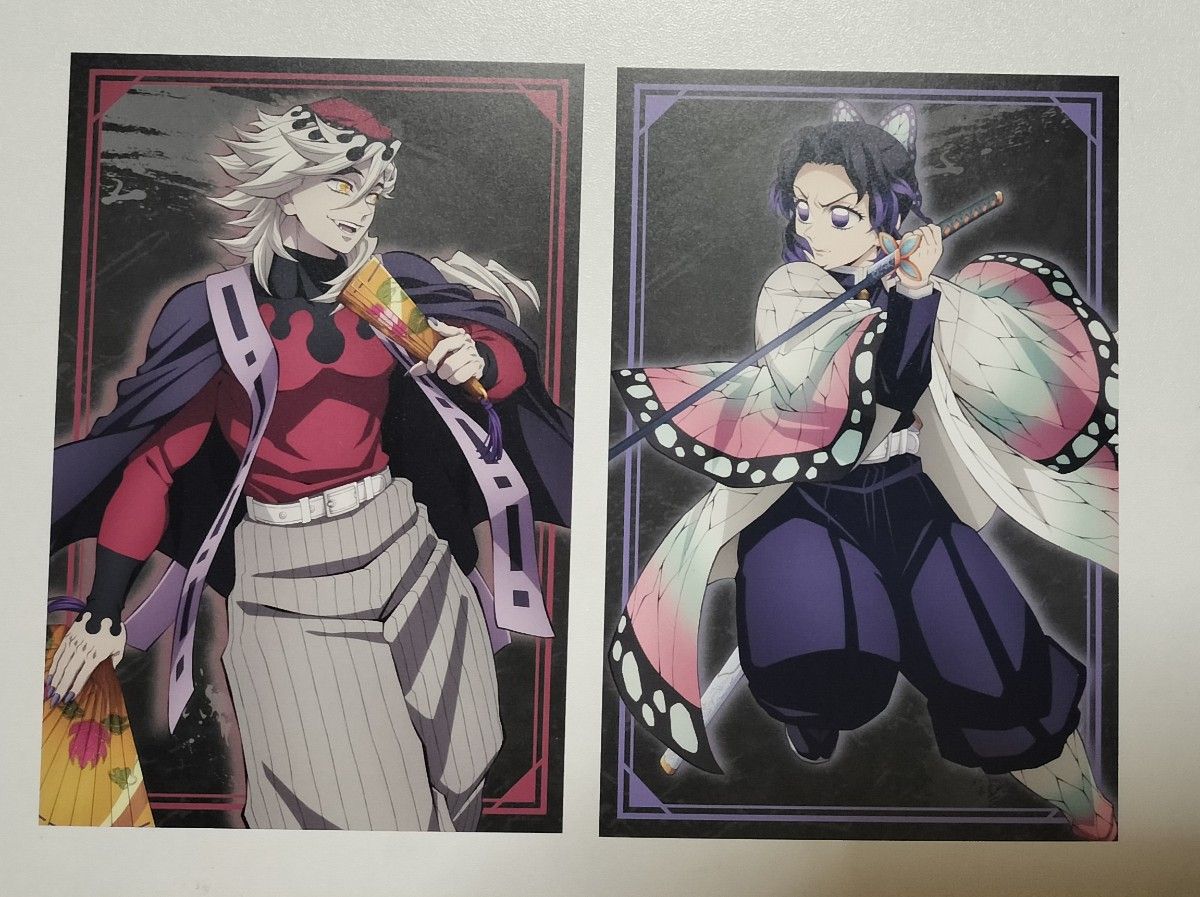 鬼滅の刃 無限城編 Wチャンス 原画ポスター 胡蝶しのぶとカナエB