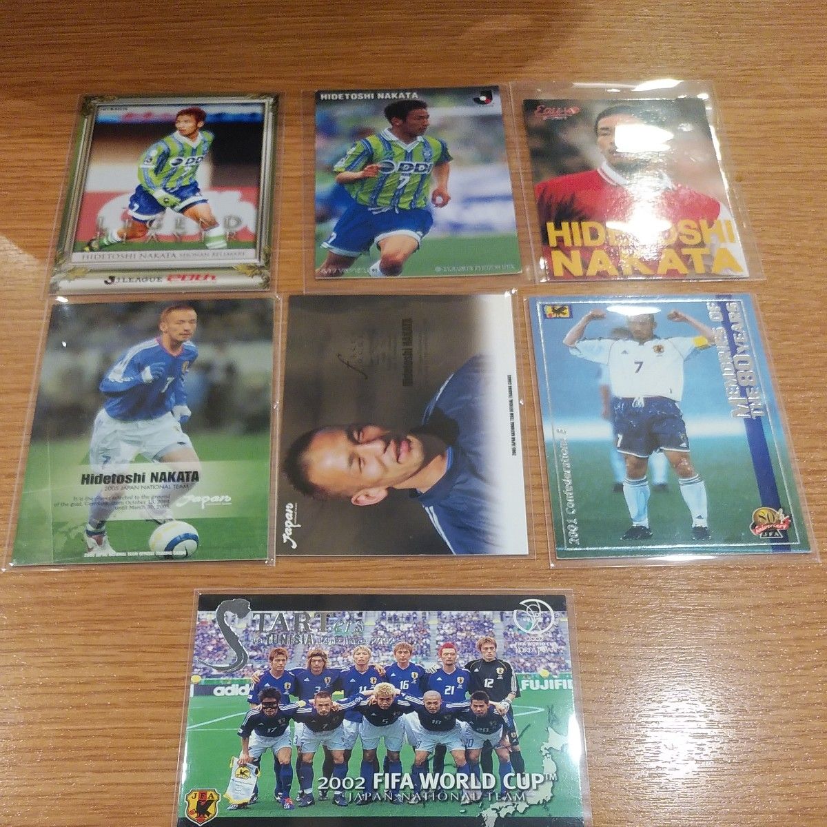 日本代表カードセット ワールドカップ記念 中田英寿2002年 限定 額入り
