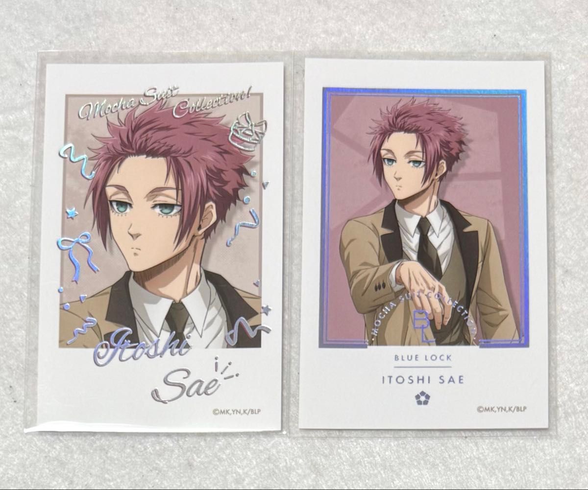 ブルーロック 糸師冴 MOCHA SUIT モカスーツ 箔押しフォト風カード