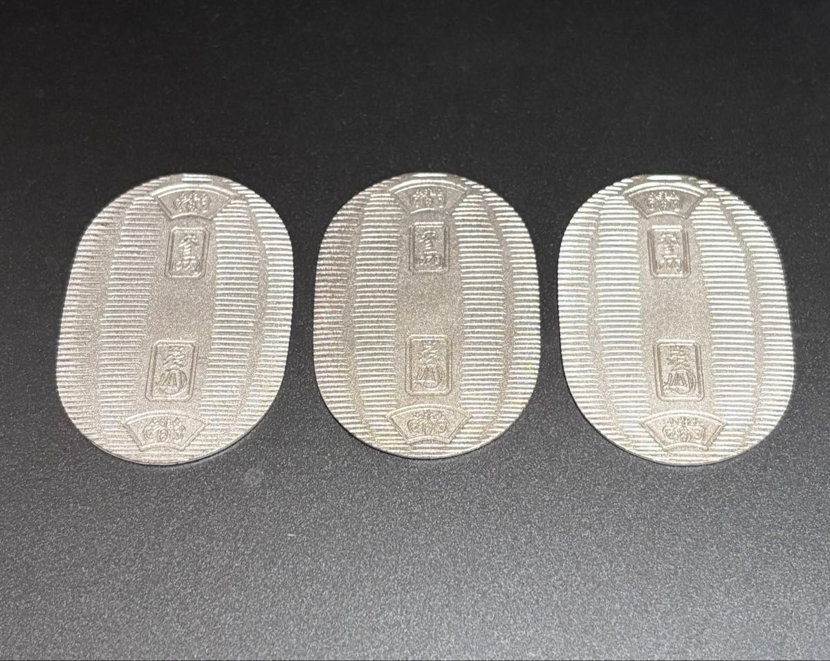 佐川 純銀小判 5枚セット 傷、汚れあり 佐川急便純銀小判5枚