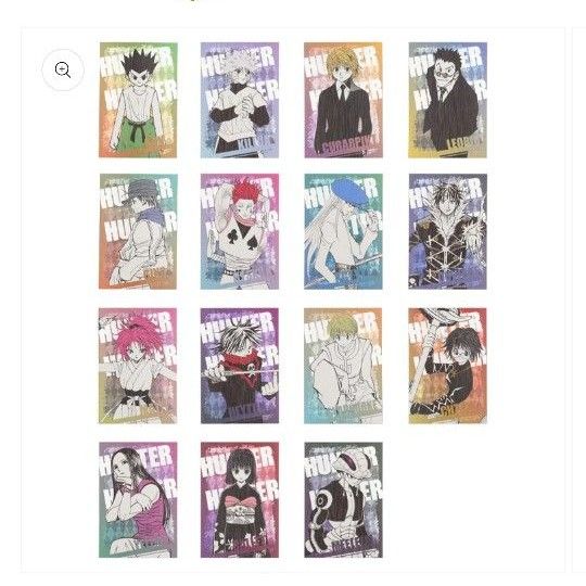 ハンターハンター イルミ ゾルディック ポストカードコレクシ