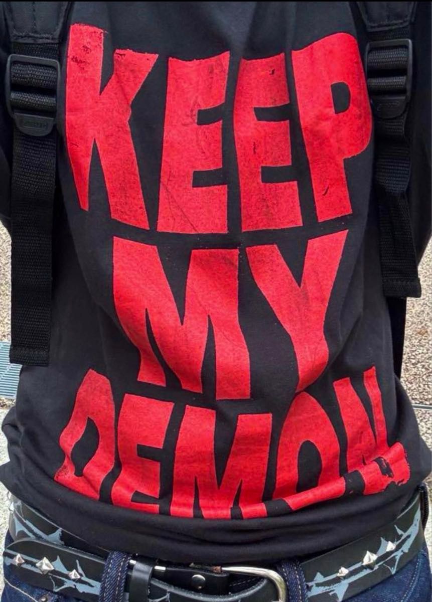 moneysex888 KEEP MY DEMON tシャツ red 赤 Sサイズ fti ec melodi