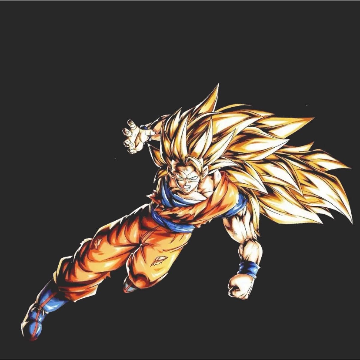 ドラゴンボール スーパーサイヤ人3 孫悟空 二次元彩色リペイント