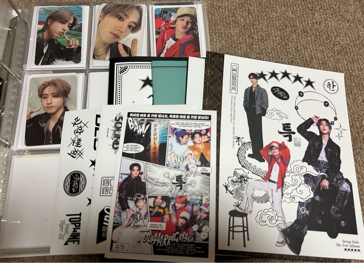 StrayKids スキズ ハン HAN 直筆サイン入りフラッグ 5-STAR StrayKids