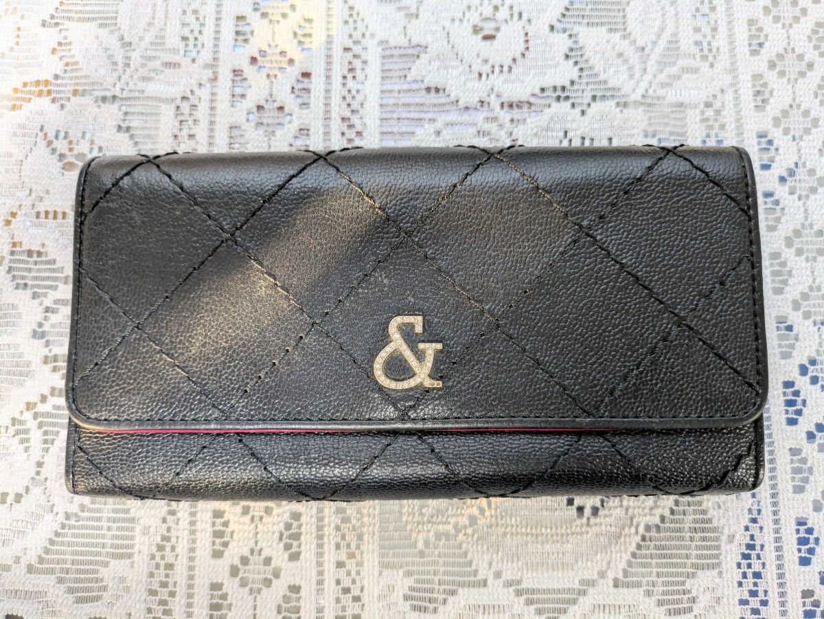 Pinky&Dianne ピンキーアンドダイアン キルティング 長財布 ブラック