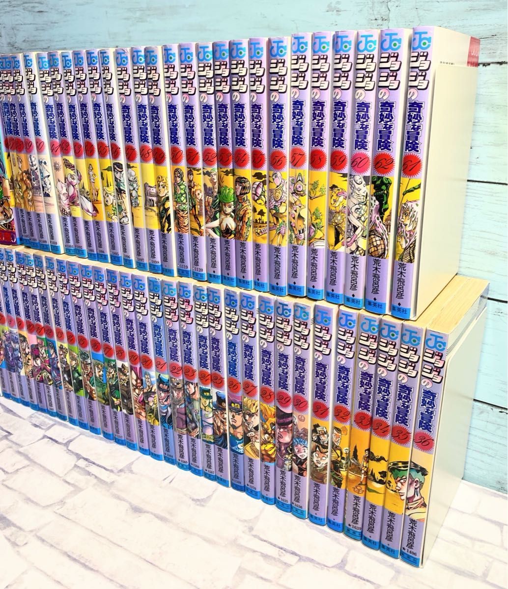 ジョジョの奇妙な冒険 コミック 全63巻完結セット+おまけ付き！ 荒木