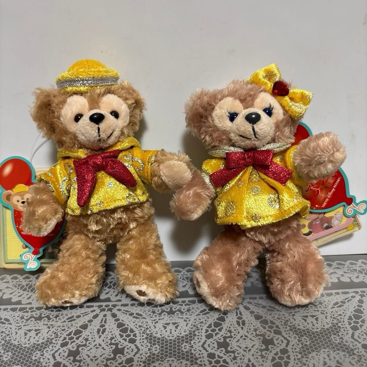 東京ディズニーシー ダッフィー シェリーメイ ぬいぐるみバッジ