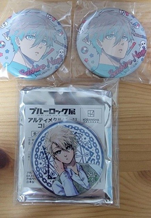 ブルーロック展 缶バッジ 凪 ブルーロック展 ブルロ展 義城推しキャラ缶