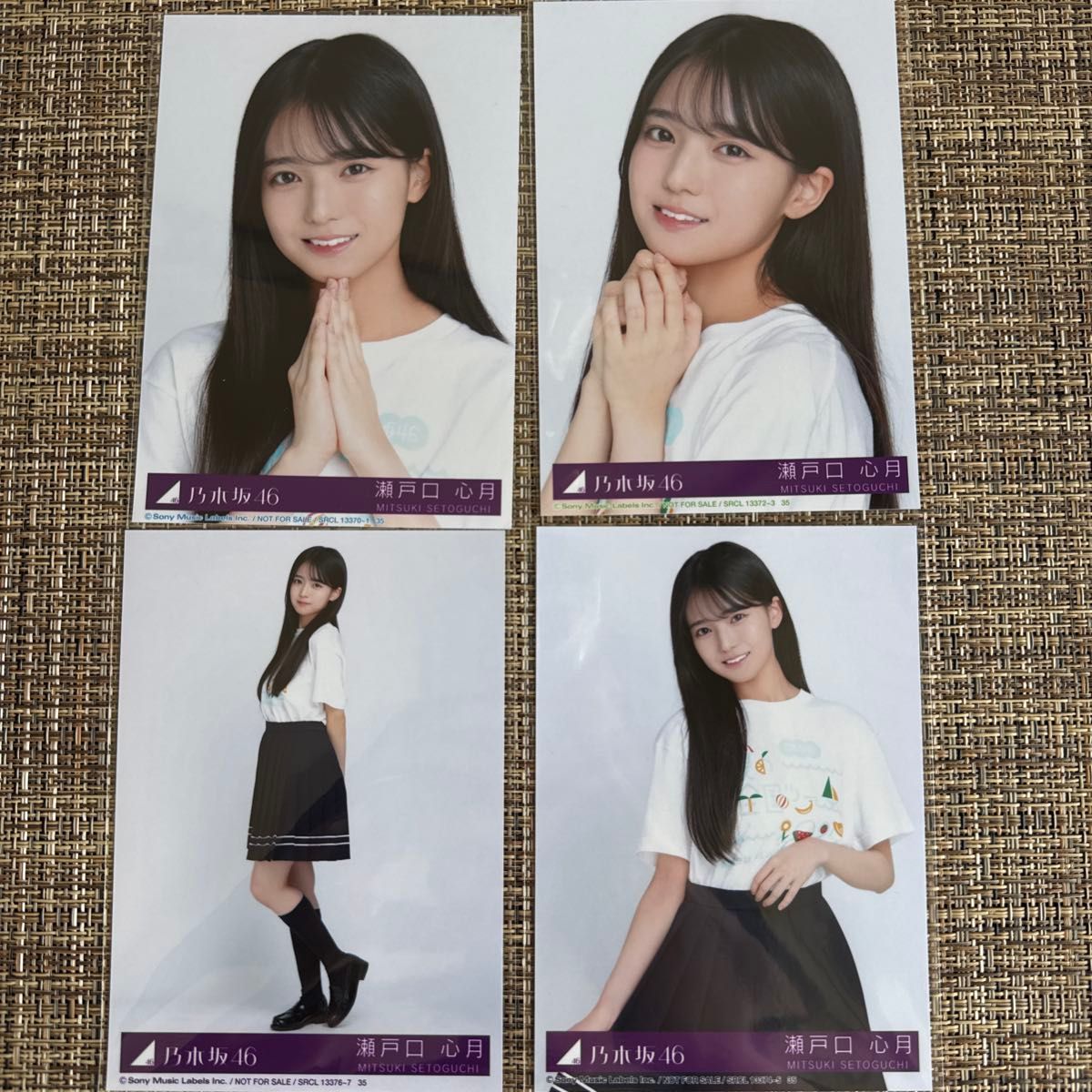 乃木坂46 瀬戸口心月 Same numbers 直筆サイン入り ポスター 乃木坂46