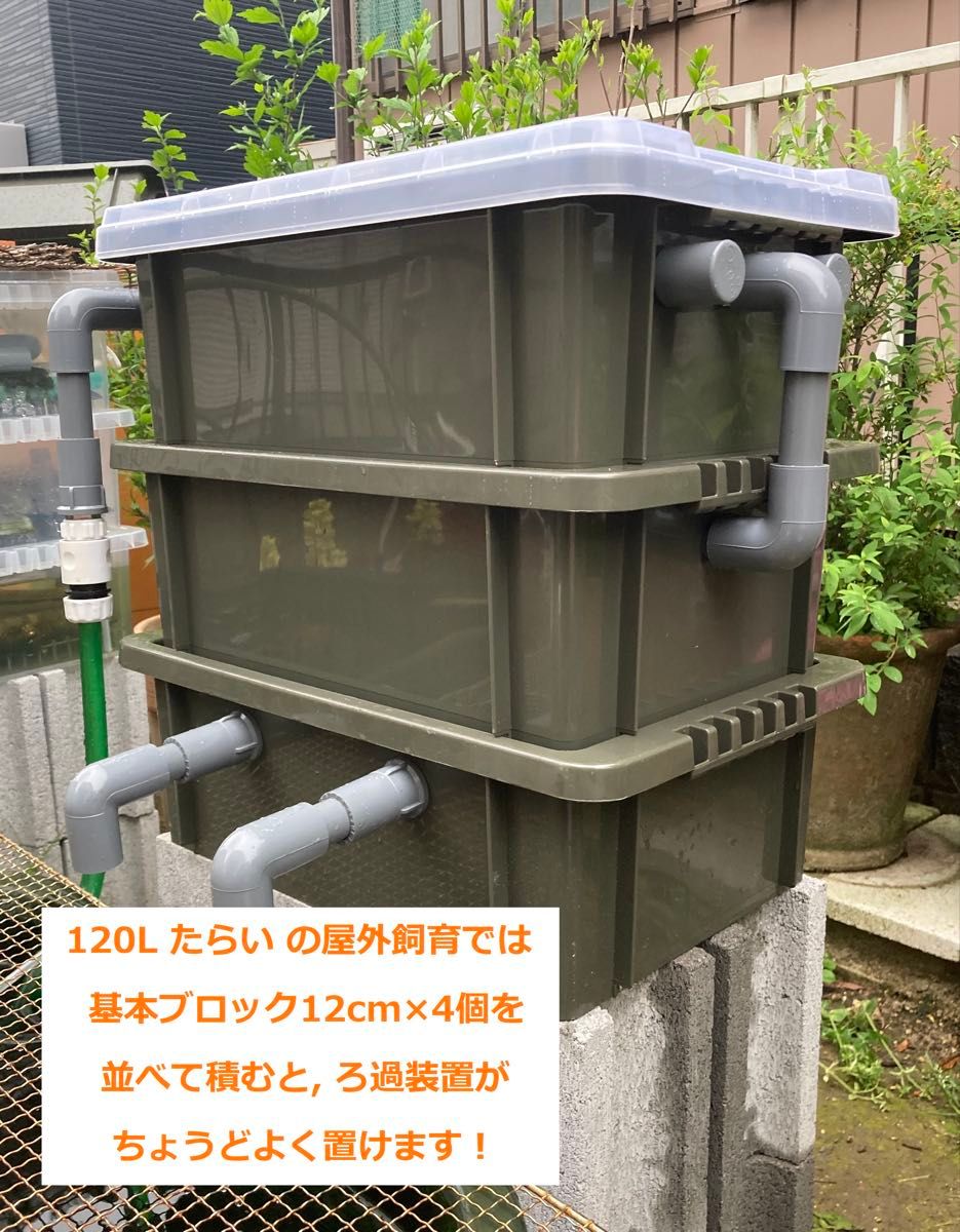 DIY】三段式外部ろ過装置（個人製作濾過装置）【メダカ・金魚・錦鯉の
