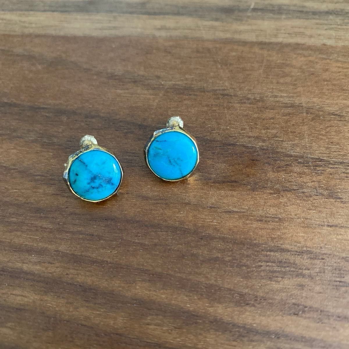 agete アガット ターコイズ ピアス シルバー/K10｜Yahoo!フリマ（旧