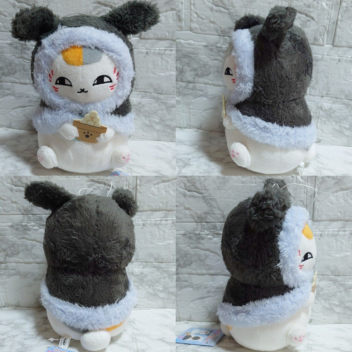 夏目友人帳 ニャンコ先生ぬいぐるみ ニャンコ先生お月見ケープ うさぎ