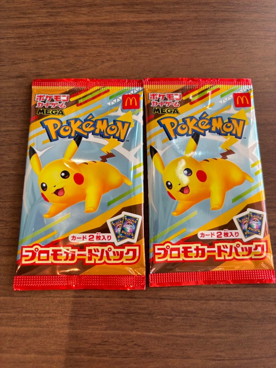 ショップ ピカチュウ プロモカード 4パックセット