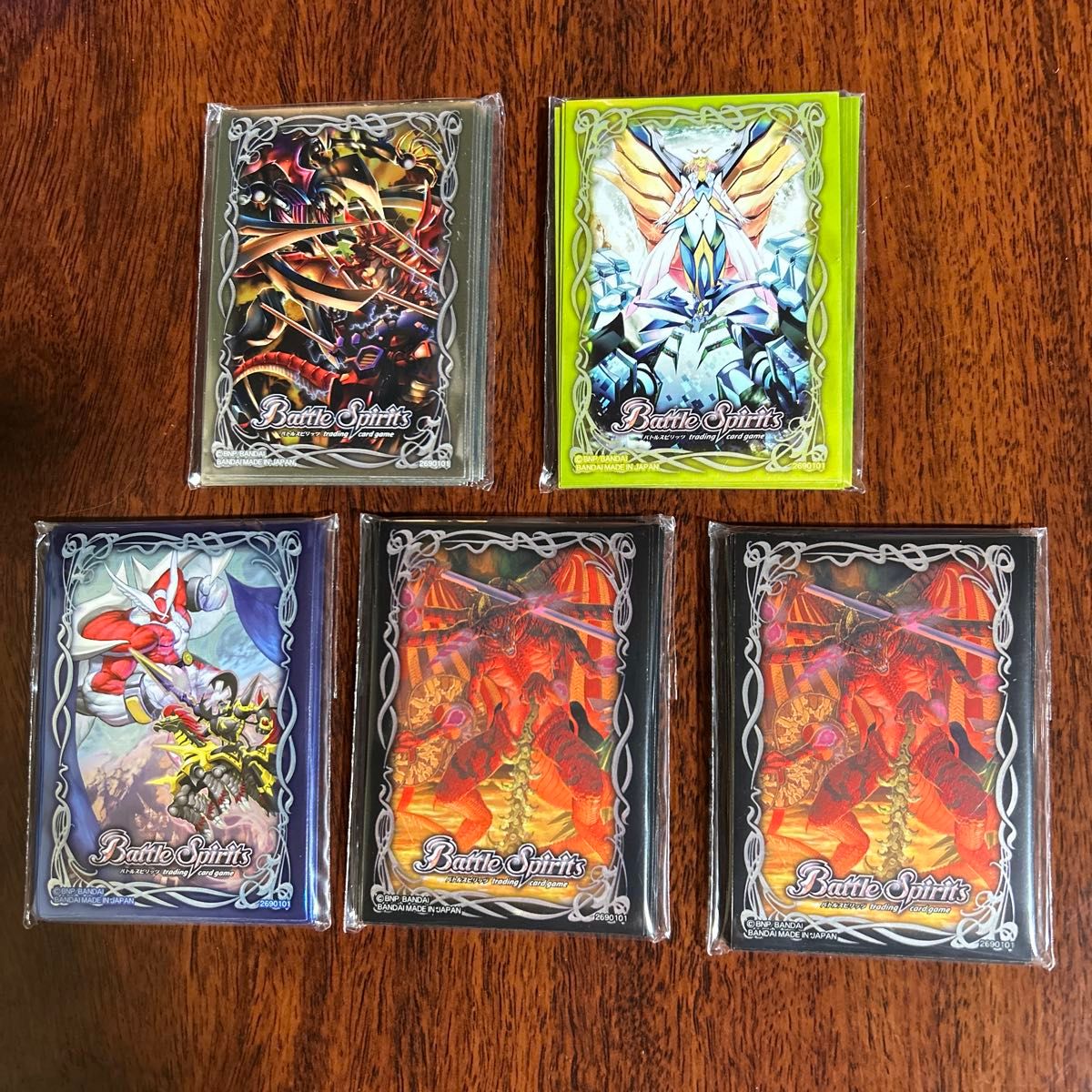 ランダムスリーブ Vol.01 創界神 未開封 5個セット バトスピ ランダム