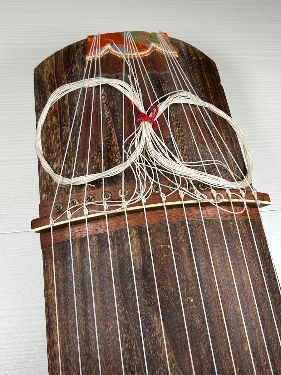 ①琴 13弦 日本 伝統的 楽器 箏 和楽器 弦楽器 和琴 木製 13