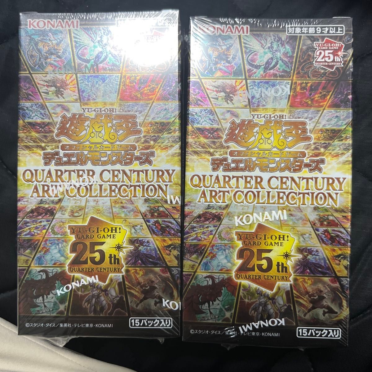 遊戯王アートコレクション 1box 他 未開封4box 遊戯王アート