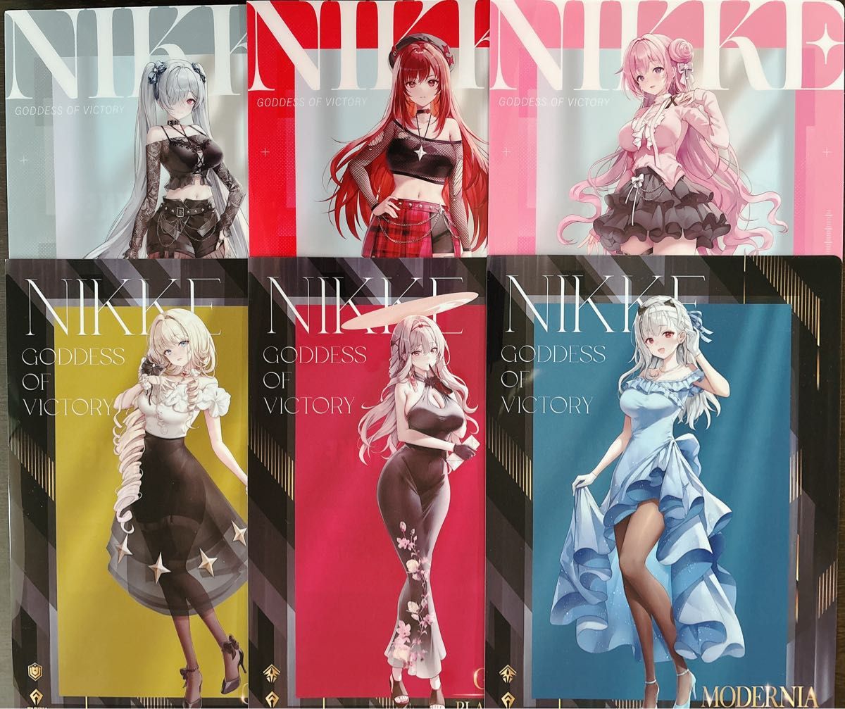 NIKKE ローソンコラボ アクスタ クリアファイル 6種セット アクスタ未