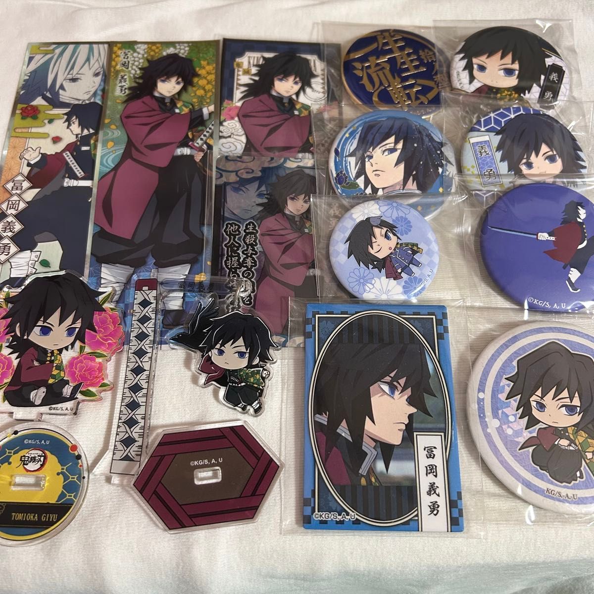 鬼滅の刃 冨岡義勇 缶バッジアクリルスタンド まとめ売り｜Yahoo