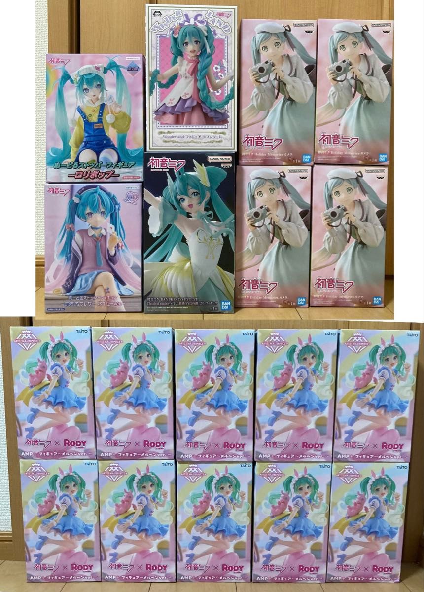 初音ミク ジャンプ系 美少女 プライズ フィギュア まとめ売り 35体