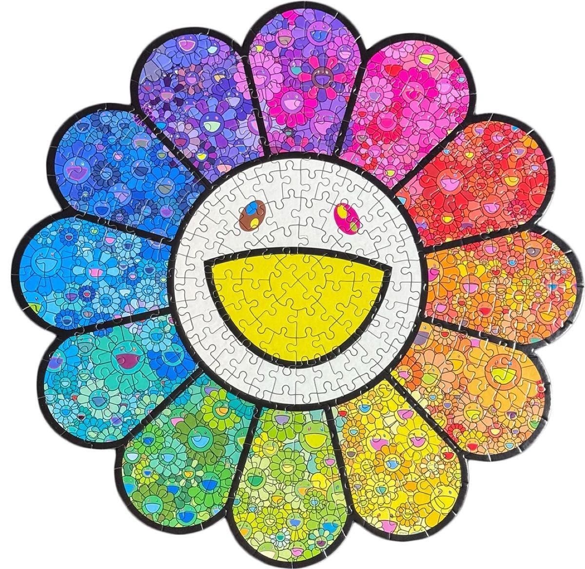 新作】村上隆 A Flower Forest Jigsaw Puzzle フラワー型