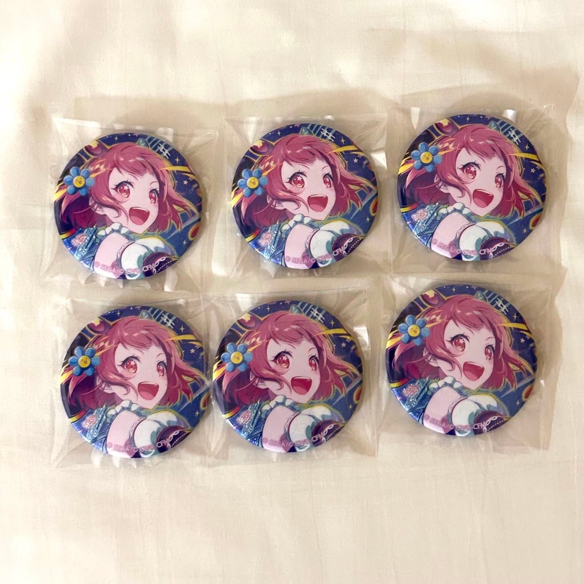 プロセカ 鳳えむ グリ缶 缶バッジ 40C wl ワールドリンク プロセカ