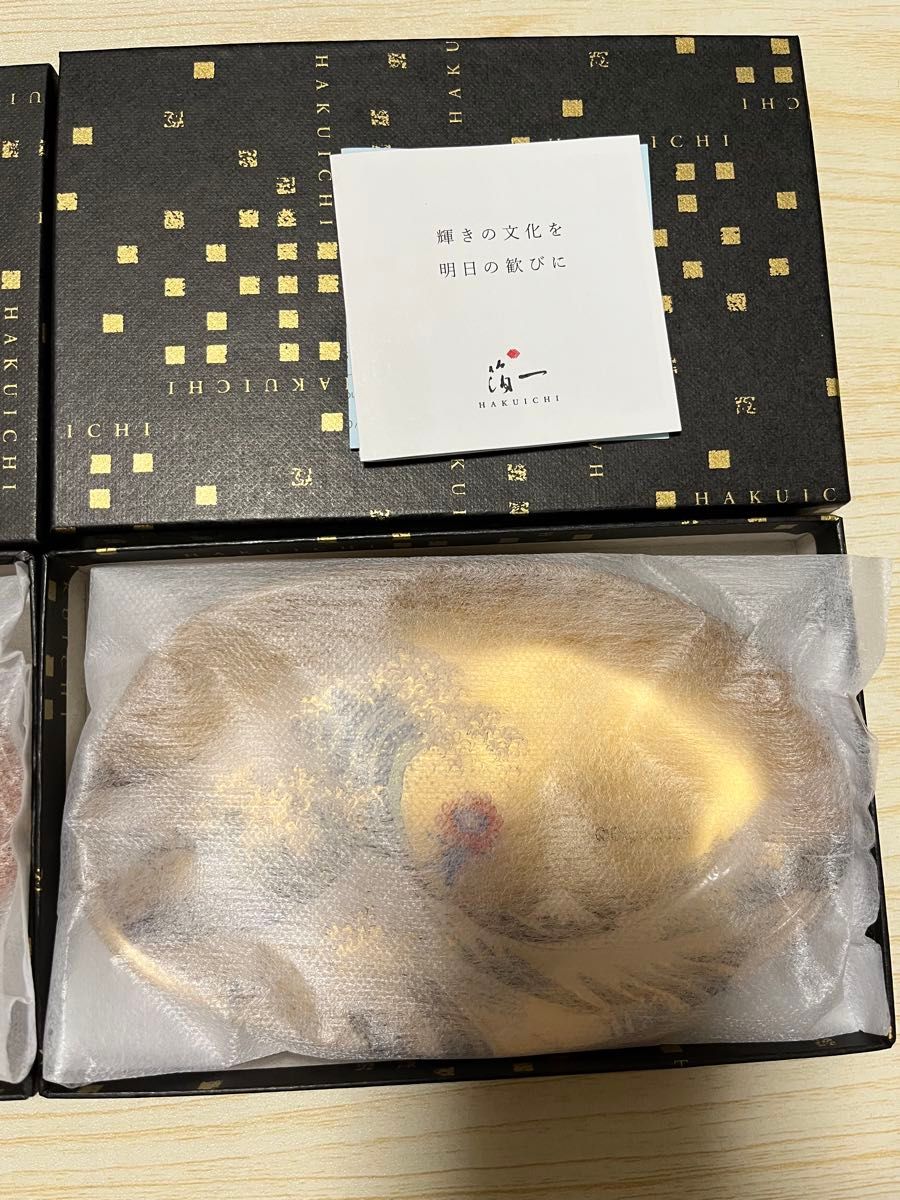 大阪万博 ガラストレー 箔一 ミャクミャク 金箔 凱風快晴 神奈川沖浪裏