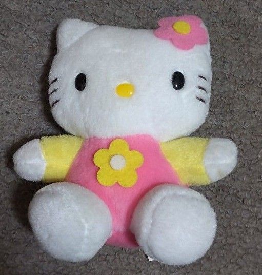 キティ ぬいぐるみ フラワー ピンク 平成レトロ レトロ 平成女児 1999