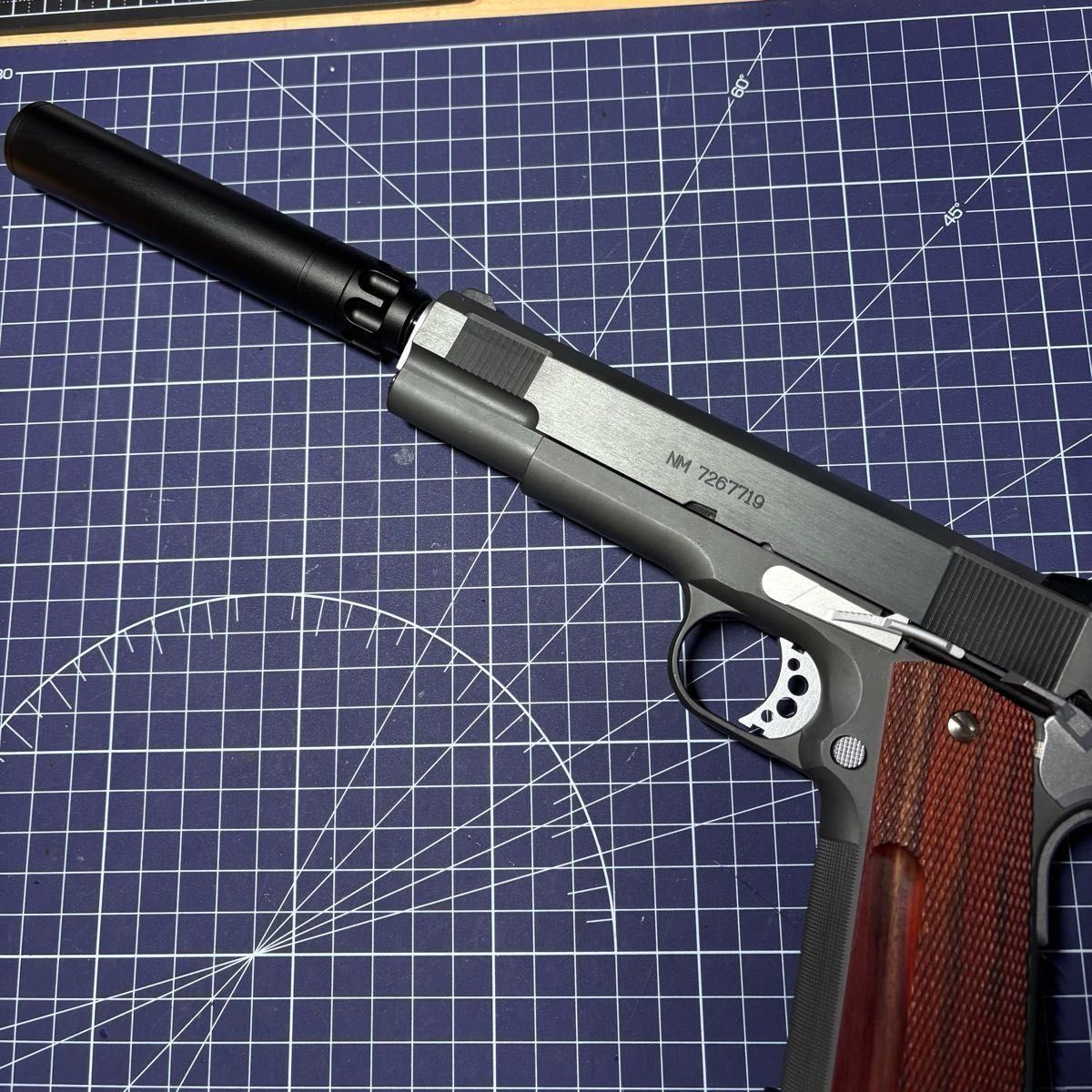 WA ウエスタンアームズ スネークマッチ デルタver M1911 サイレンサー