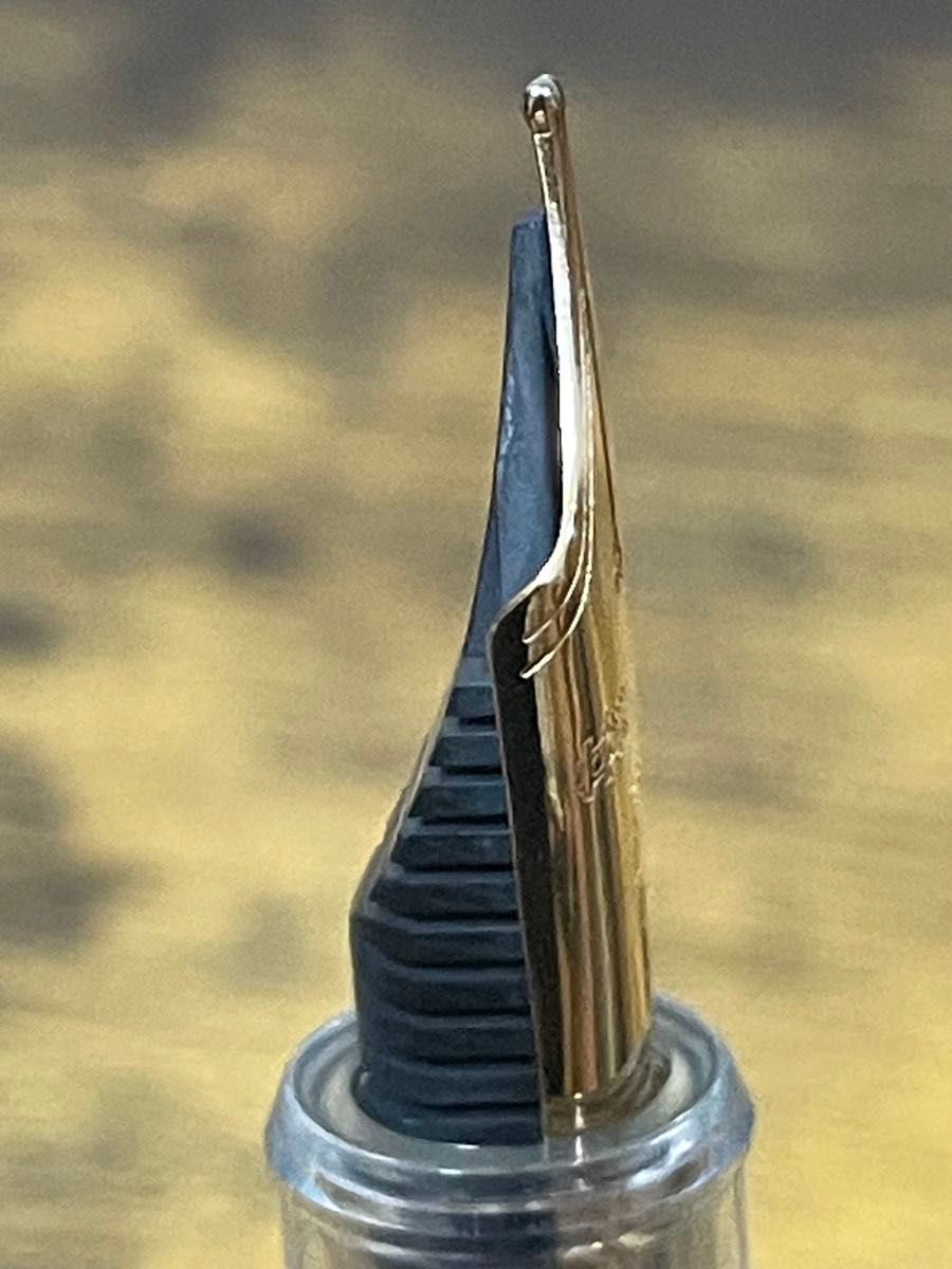 ニース ロゼ 14金 ピンクゴールド×透明軸 プラチナ 万年筆