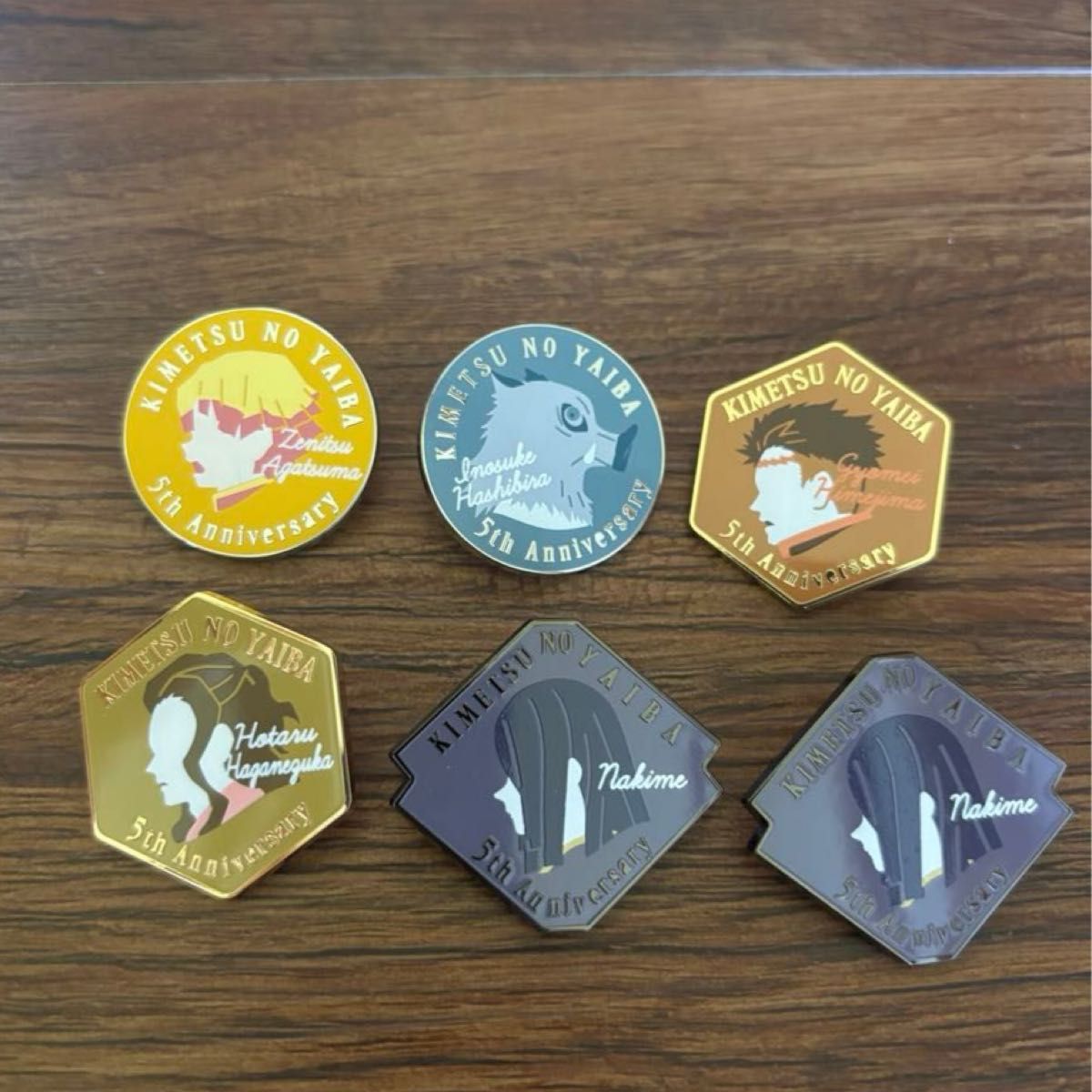 鬼滅の刃 キャラクターモチーフピンズ 伍周年記念 後夜祭 胡蝶しのぶ