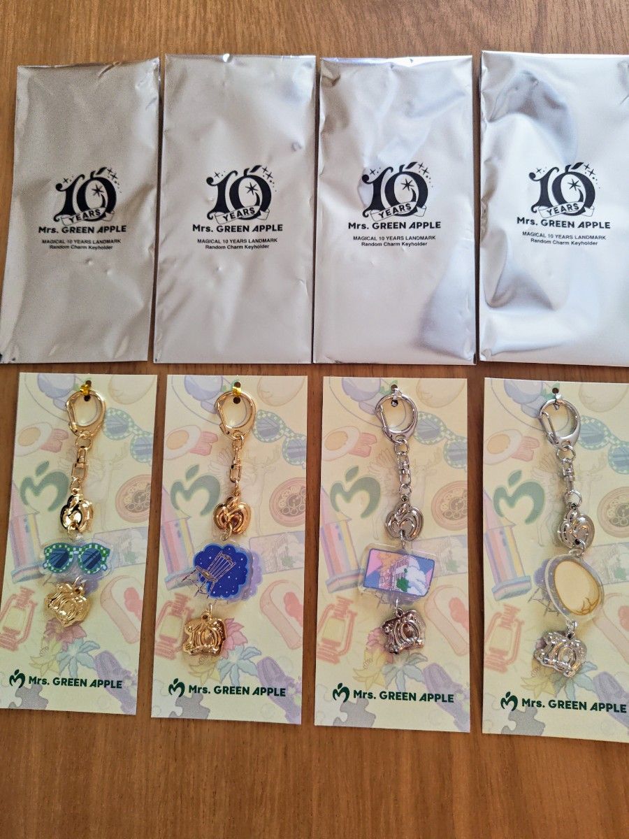 Mrs GREEN APPLE ポップアップ ランダムチャームキーホルダー｜Yahoo