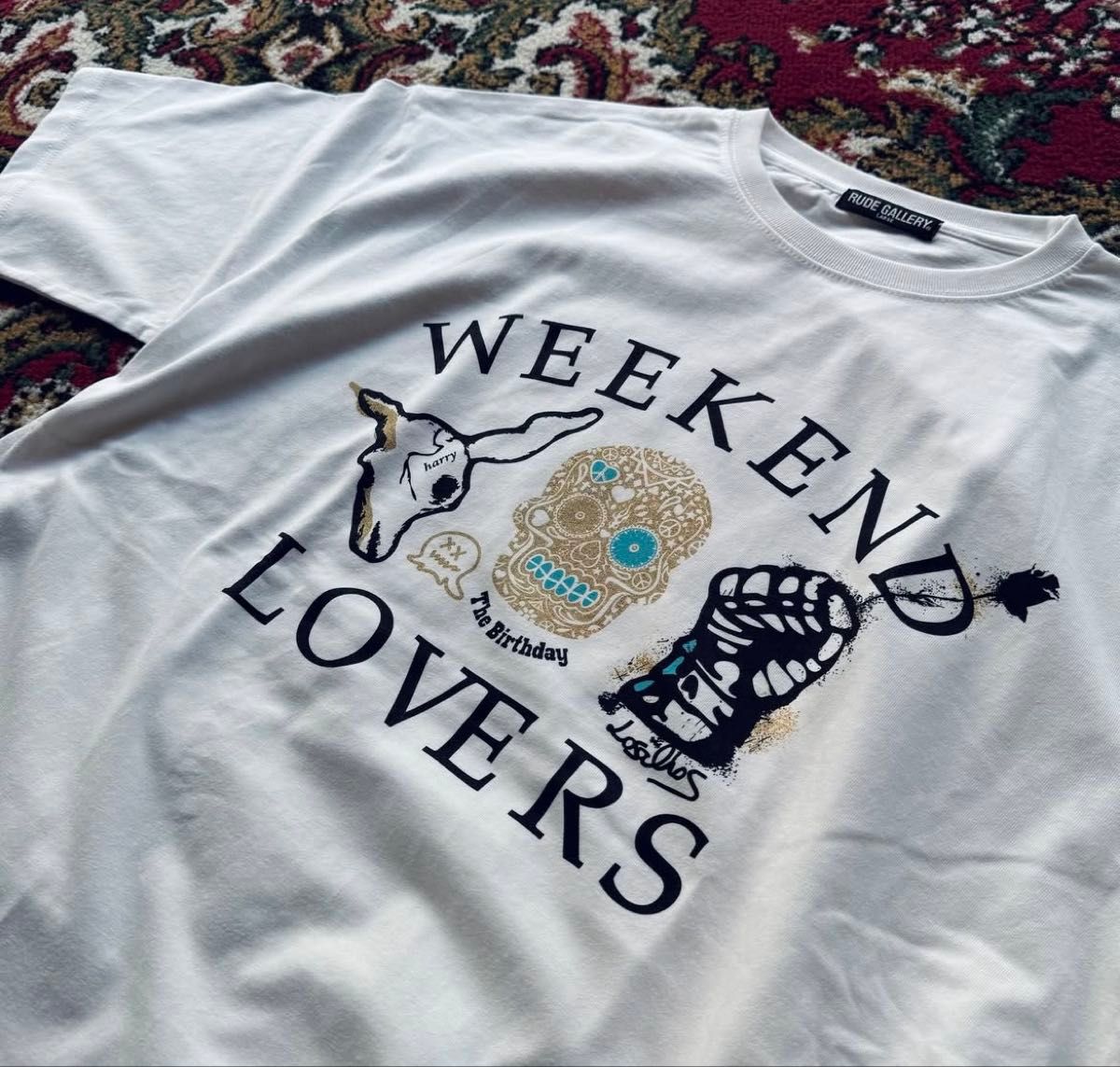 ルードギャラリー WEEKEND LOVERS チバユウスケ Tシャツ Mサイズ The