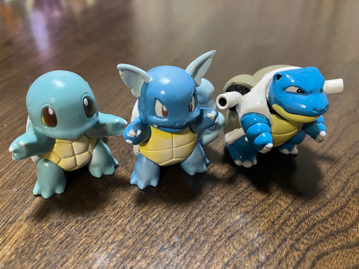 ポケモン フィギュア ゼニガメ カメール カメックス 進化3体セット