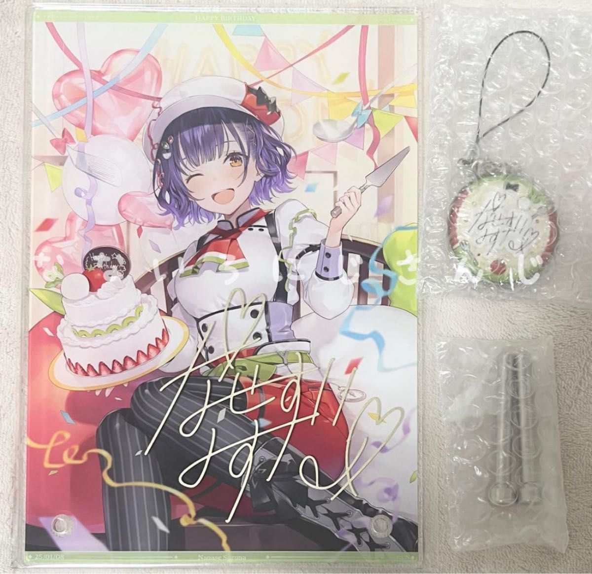 にじさんじ 七瀬すず菜 Speciale 誕生日グッズ 誕生日 アクリルパネル