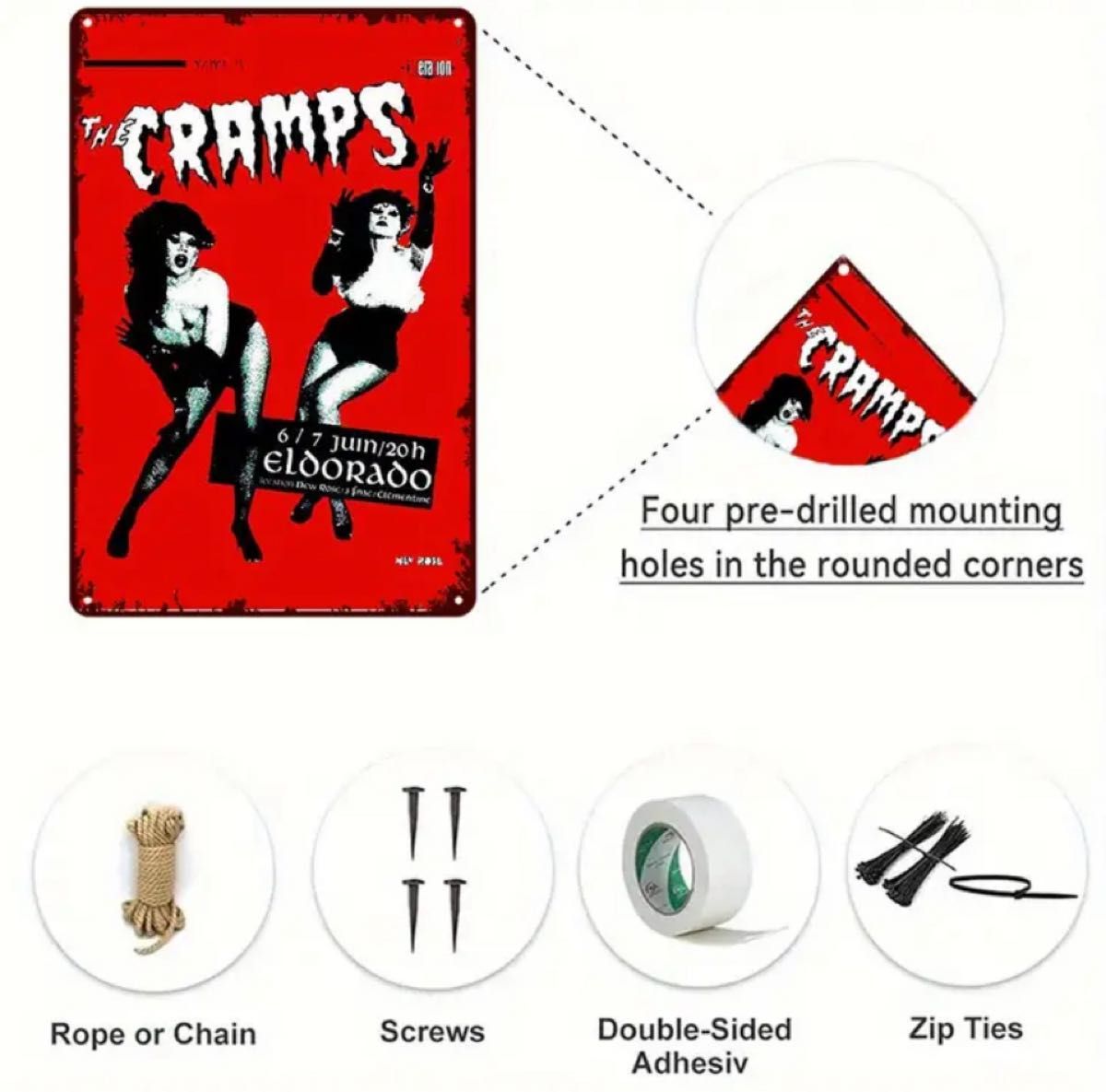 CRAMPS ポスターガレージパンク