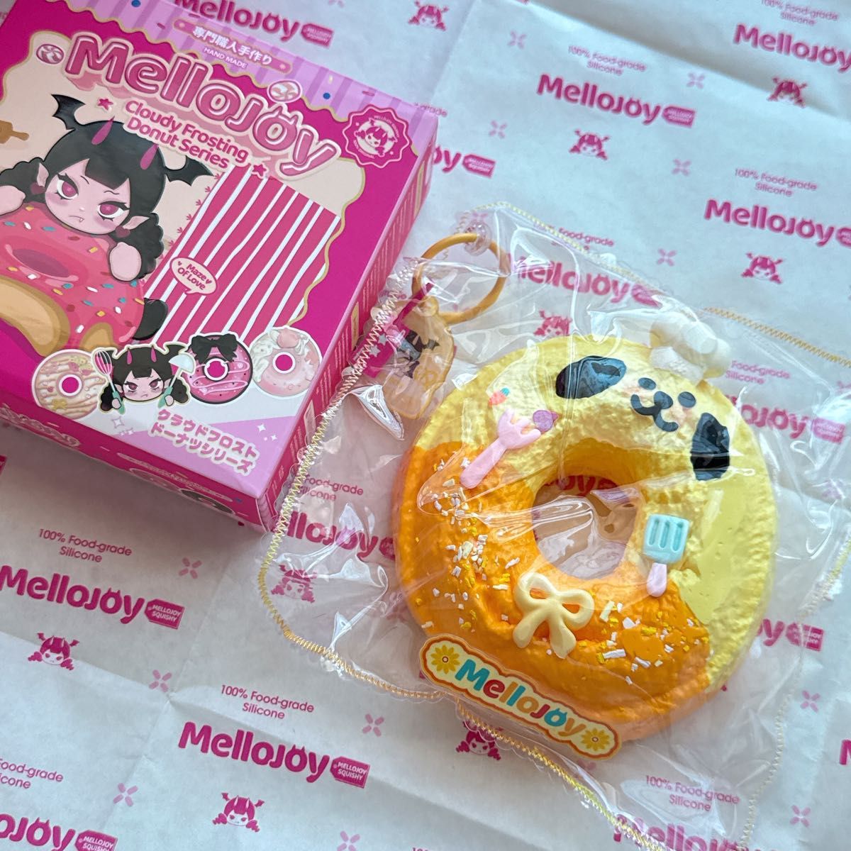 mellojoy スクイーズ ドーナツ 虹 シークレット メロジョイ mellojoy