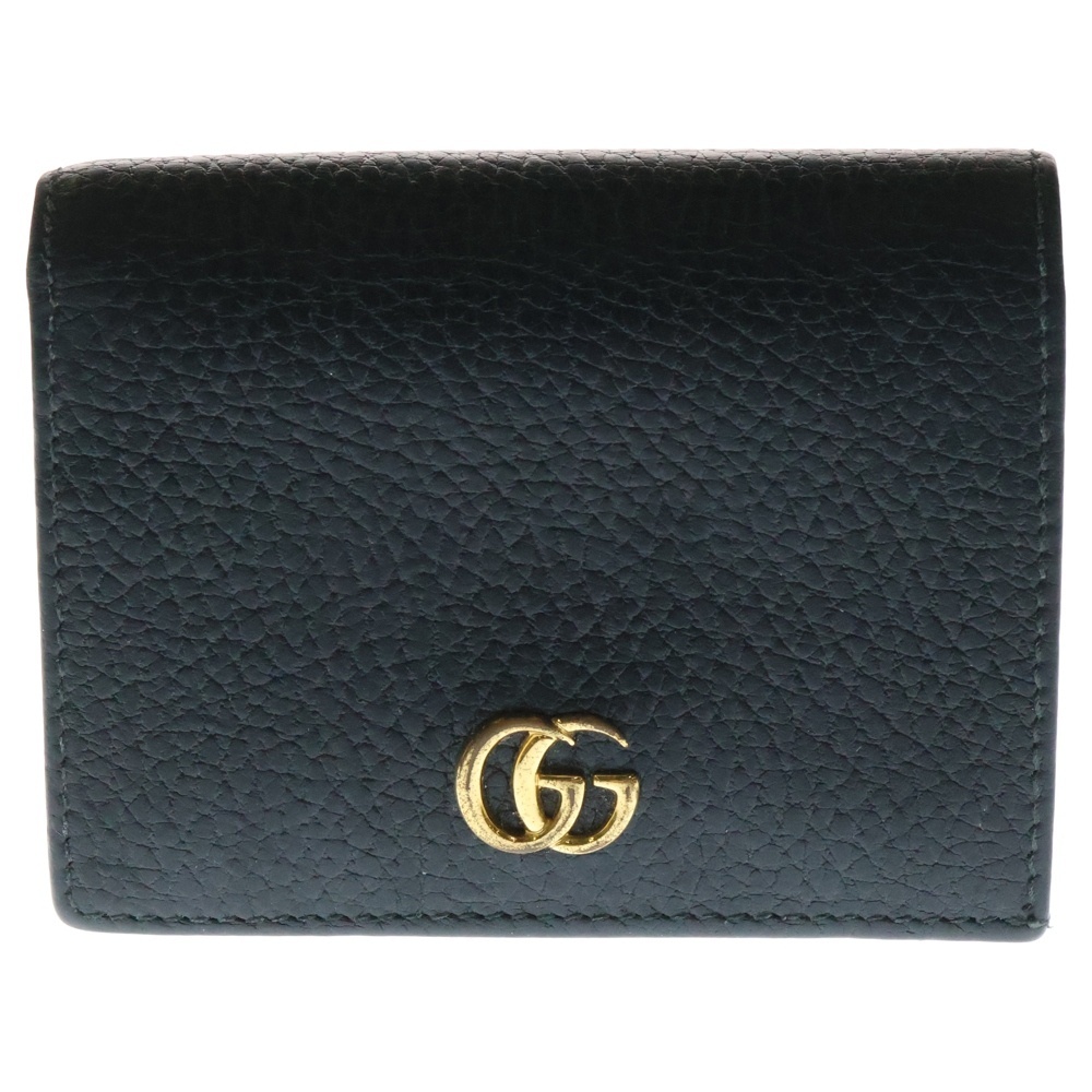 GUCCI ストア GGマーモント 二つ折りレザーウォレット GUCCI GG
