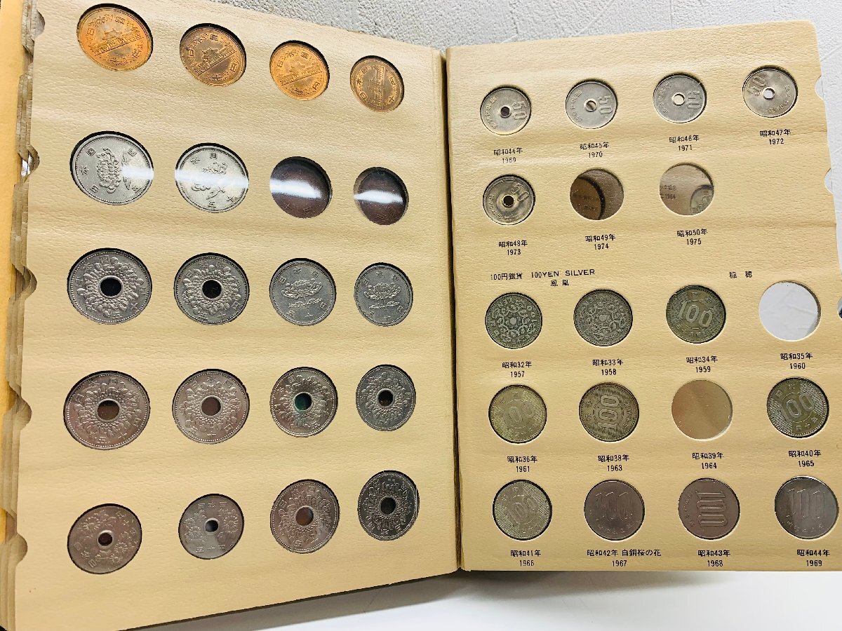 現行貨幣年号別アルバム 日本 Japan 現行コイン 年号別アルバム 昭和 全