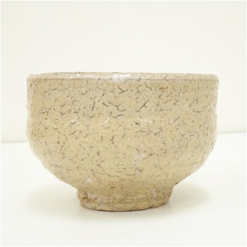 萩焼 七代 兼田三左衛門（天寵）造 茶碗（共箱）