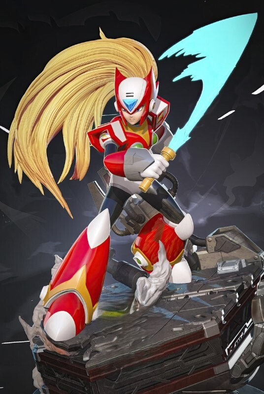 zero ゼロ ロックマン X 1/8 ガレージキット ガレキ フィギュア 未組立