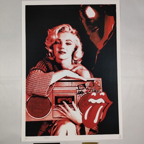 AM01 DEATH NYC 世界限定ポスター 現代アート ポップアート マリリン