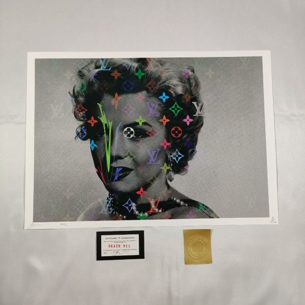 AM10 DEATH NYC 世界限定ポスター 現代アート ポップアート マリリン