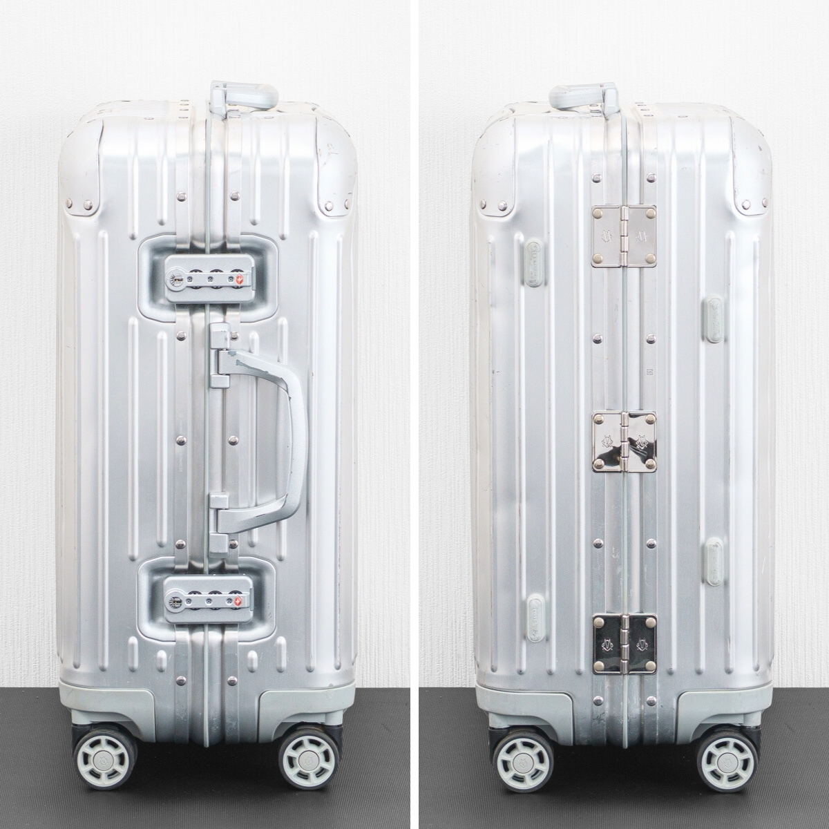 RIMOWA リモワ ビューティケース アルミ製 シルバーTSAロック付き ドイ