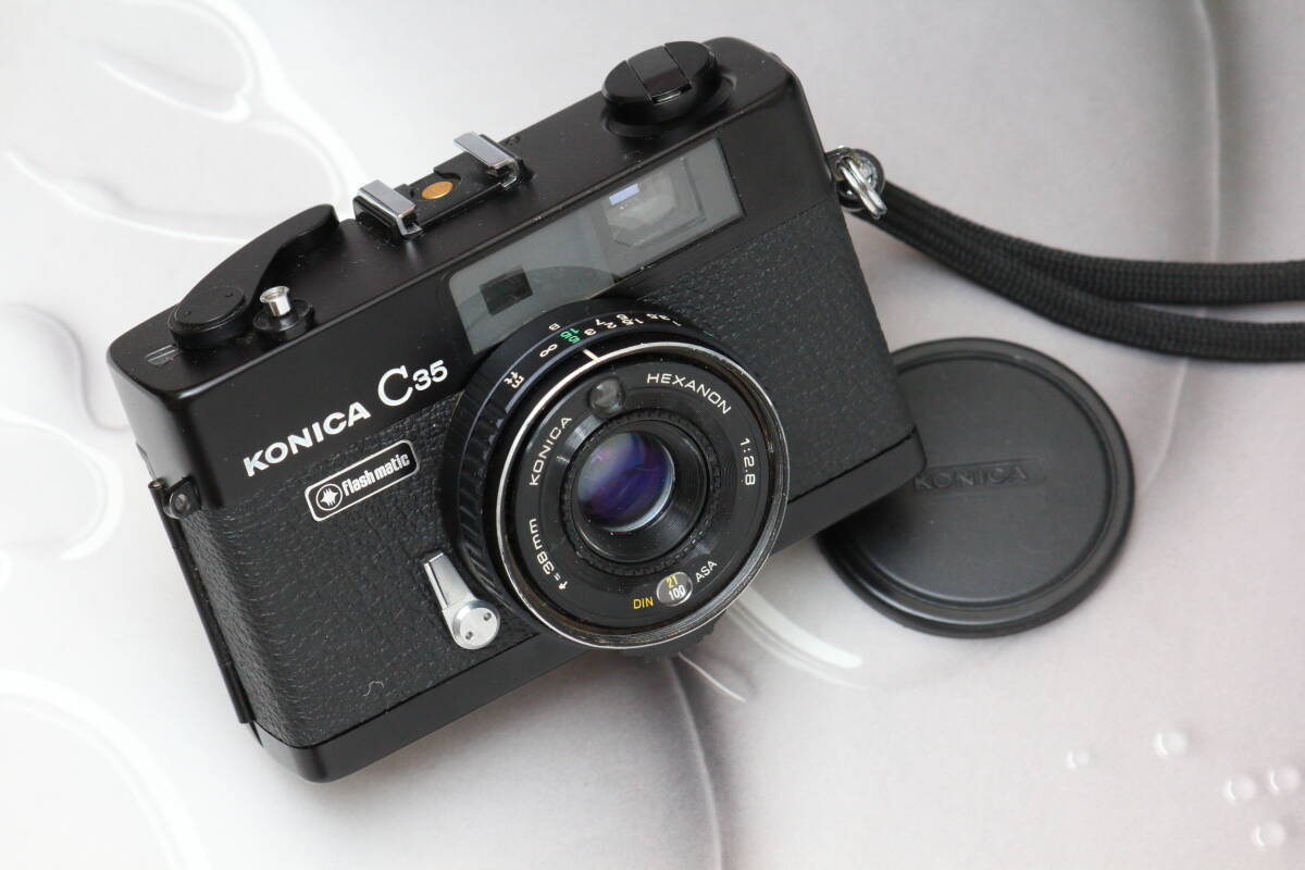整備済、完動品/ コニカ Konica C35 Flashmatic KONICA コニカ C35