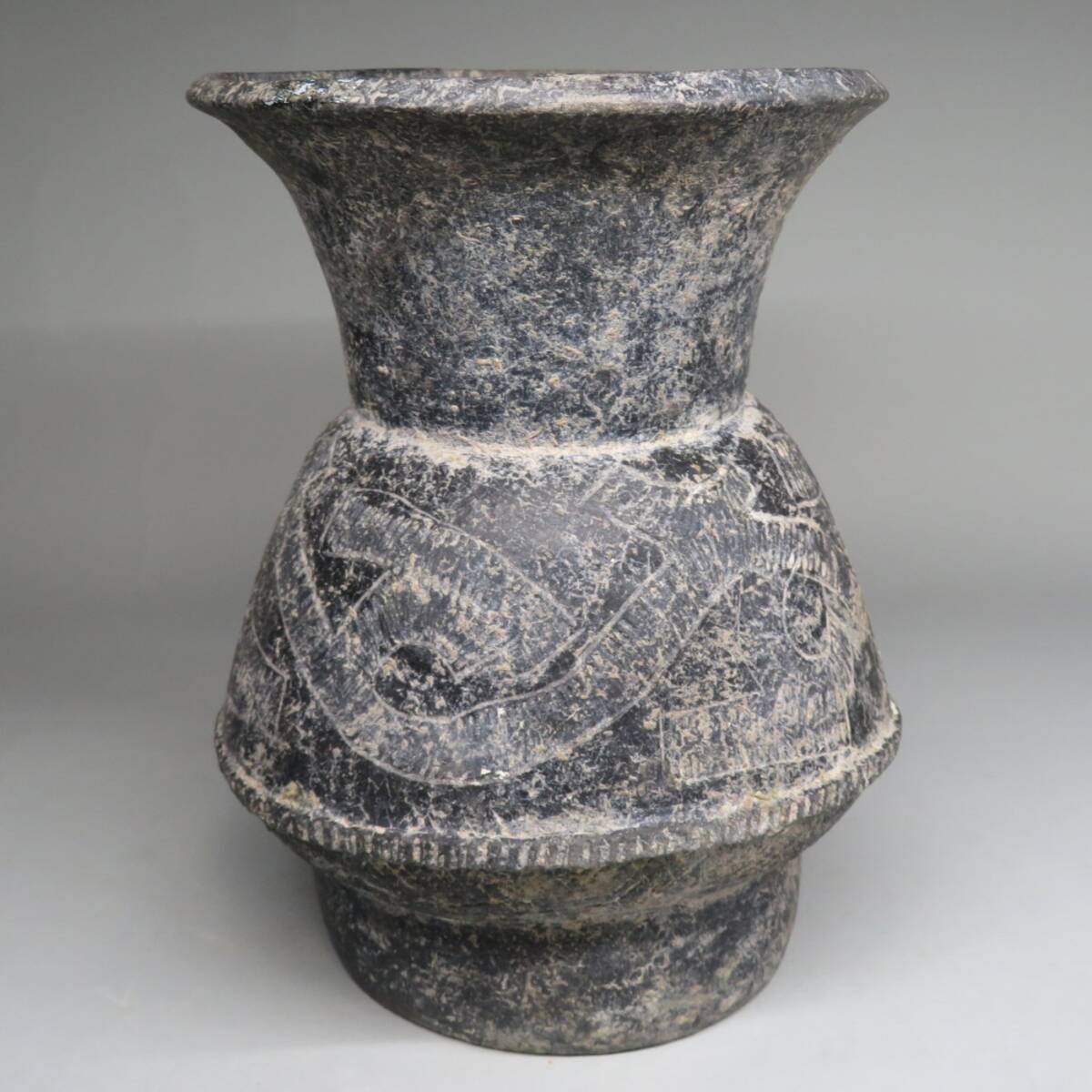 タイ古陶磁 バンチェン土器 アンダーソン土器 壷 台付き C R8688H