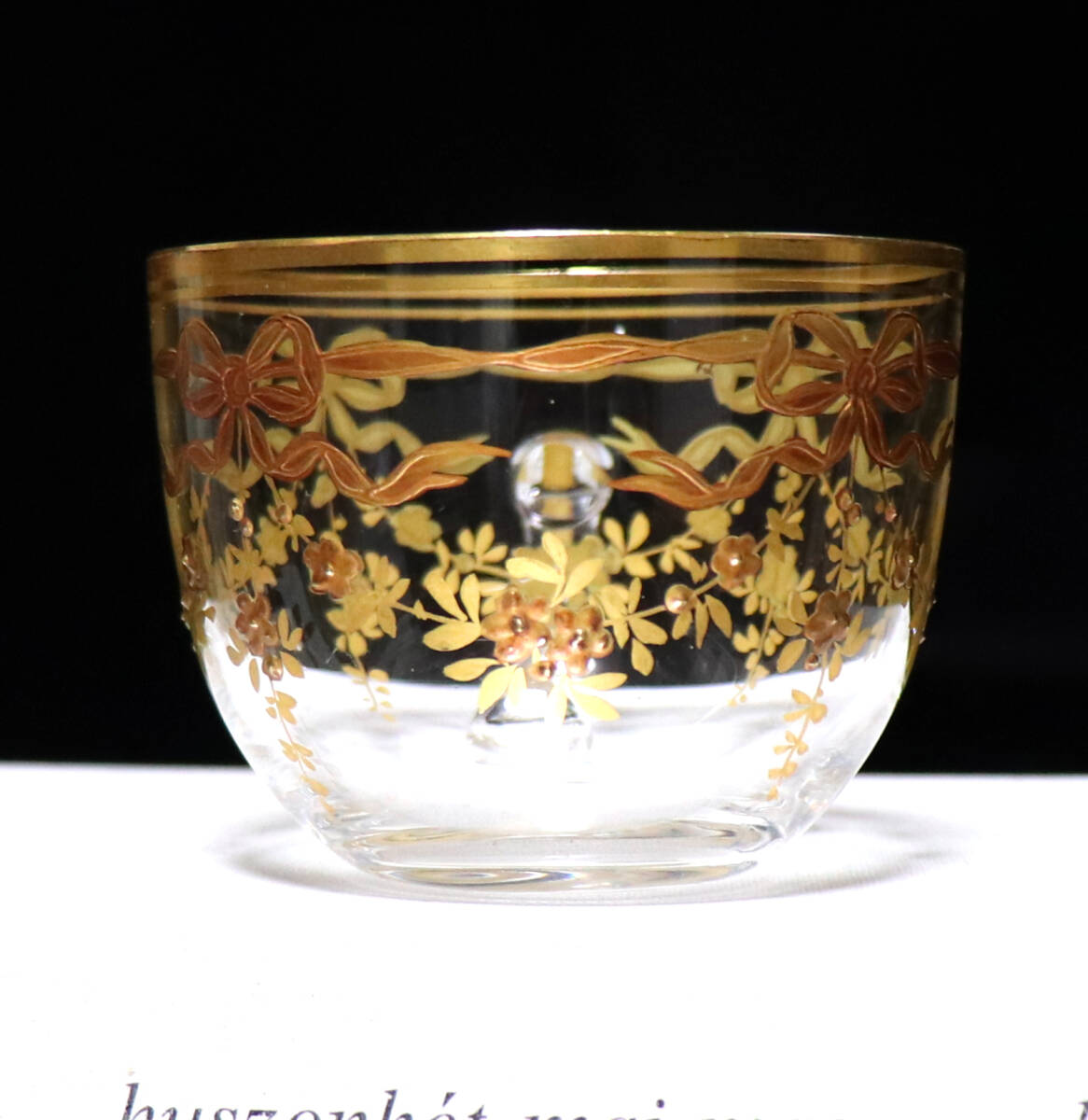 オールド・バカラ オールド・バカラ (BACCARAT) 1900年頃 盛り上げ金彩