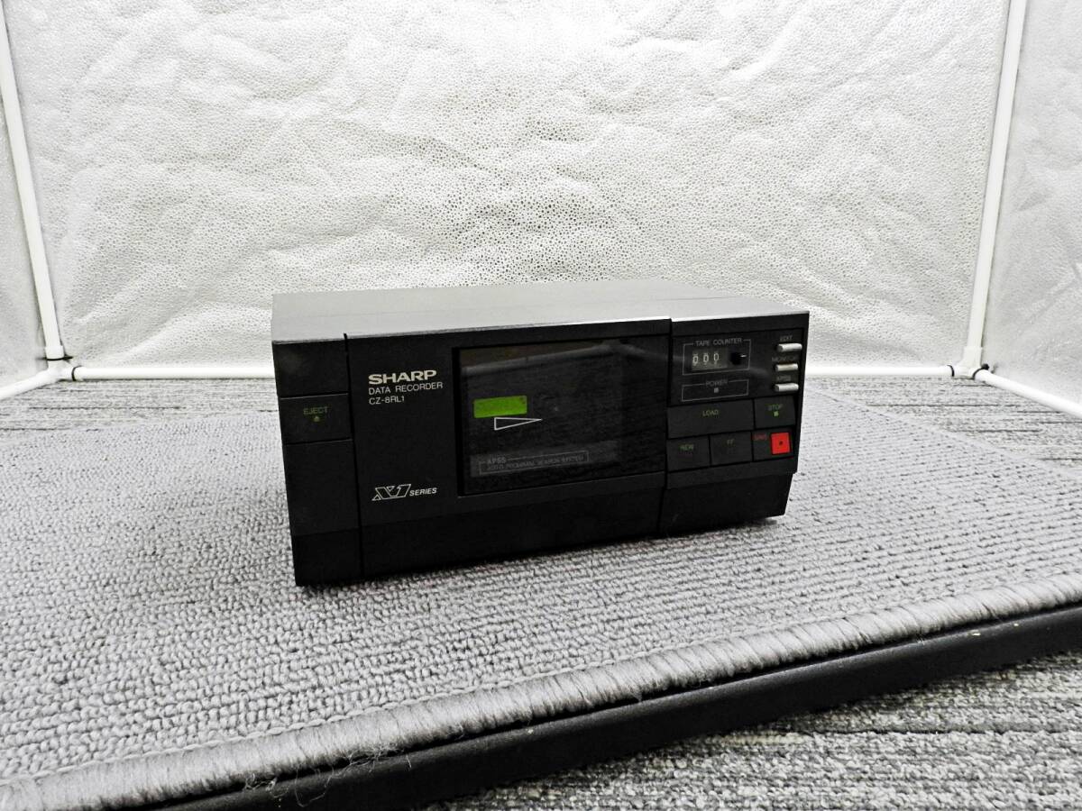 通電のみ確認】SHARP/シャープ CZ-8RL1 DATA RECORDER データ