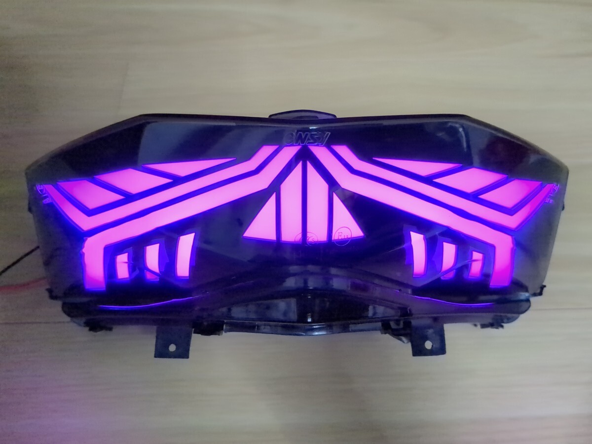 流れるカラー シグナスX ウインカー テールランプ 4型 シーケンシャル